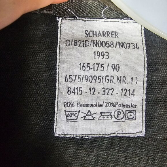 VTG German Military Jacket Mens S Flecktarn Camo Parka Army Field Coat 1993 - Picture 13 of 15